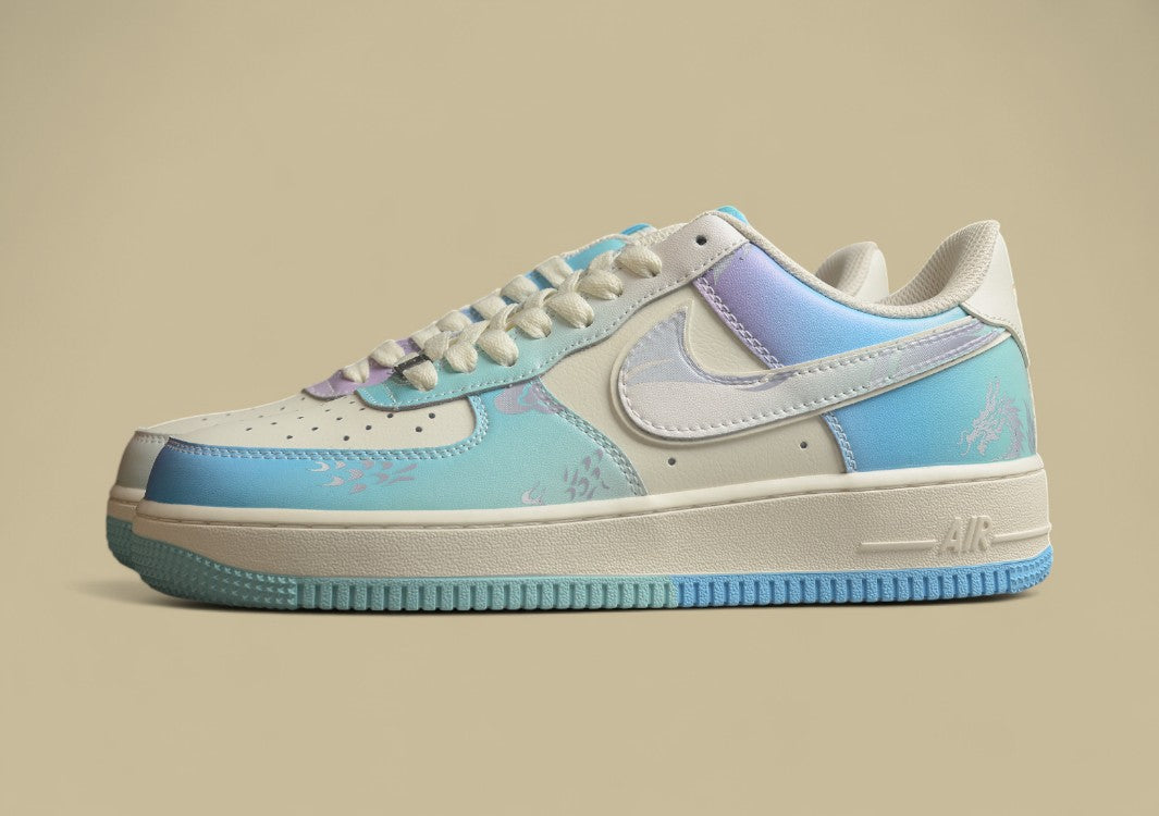 Nike Air Force 1 Low Crystal Dragon Palace Casual Sneakers