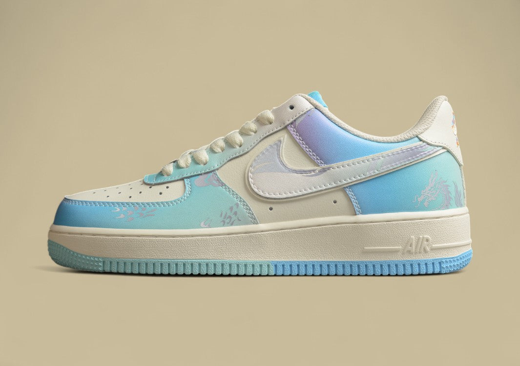 Nike Air Force 1 Low Crystal Dragon Palace Casual Sneakers