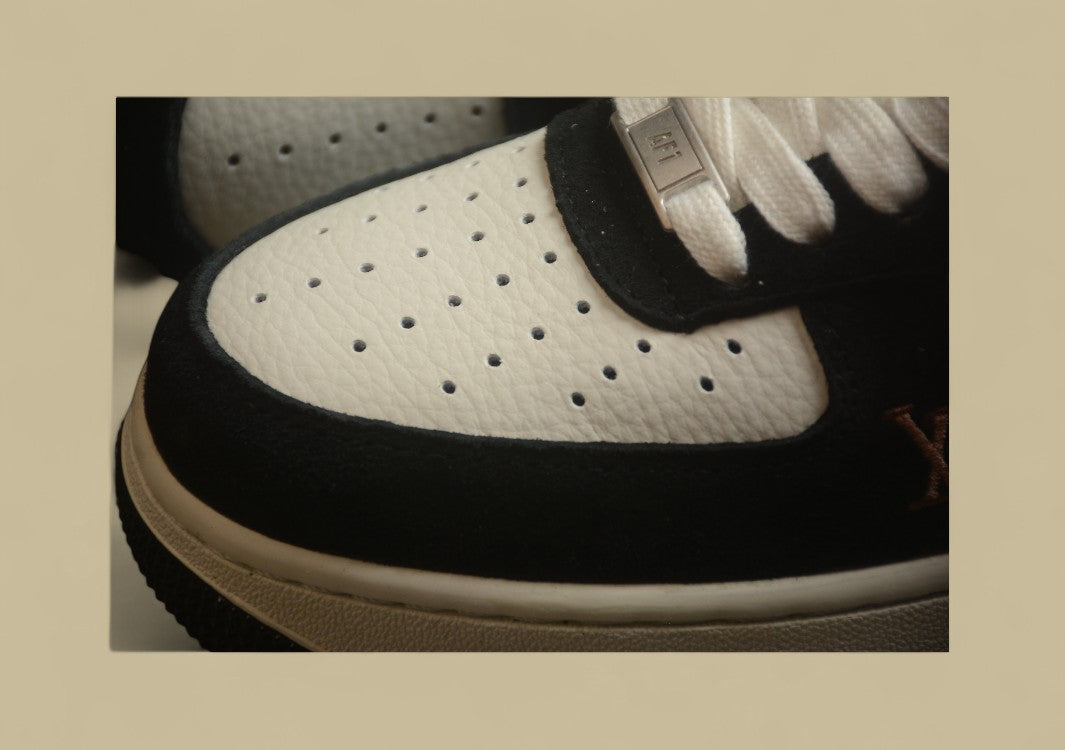 Nike Air Force 1 Low Lv Joint-beiheizhuba One Low-top Casual Sneakers