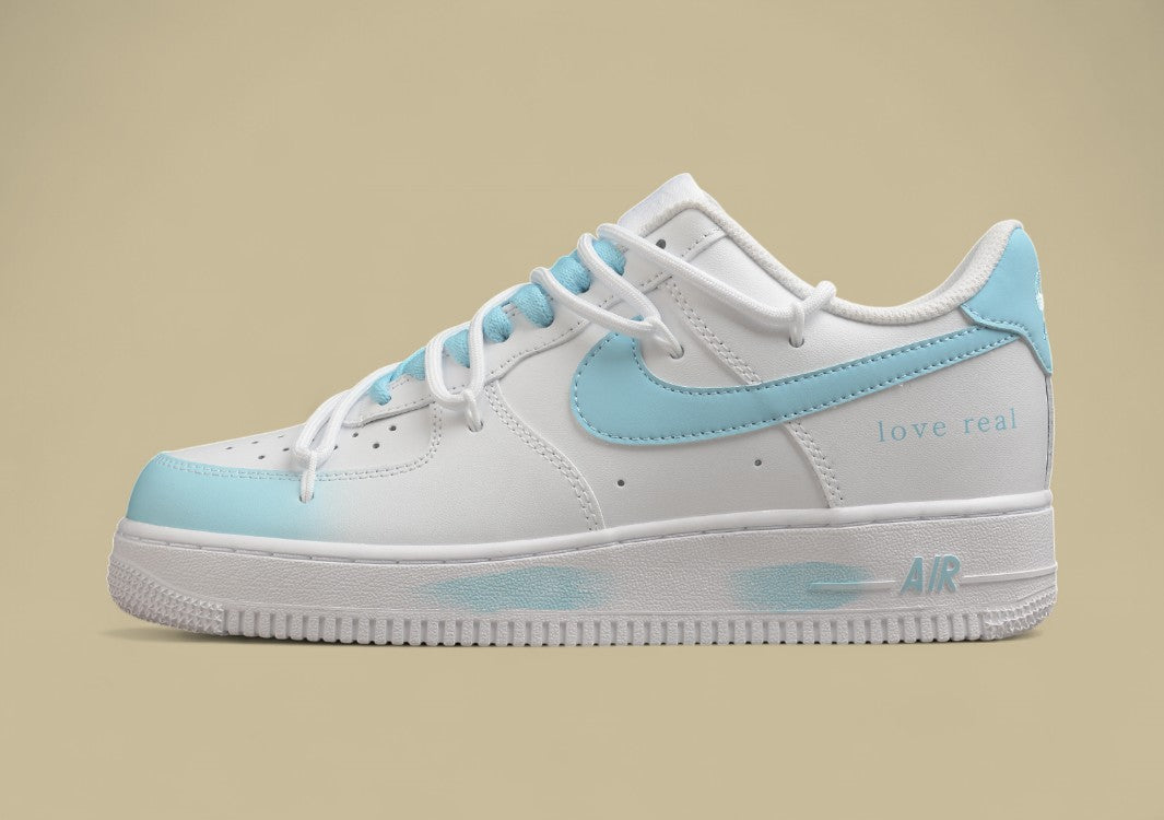 Nike Air Force 1 Low “Love Real” Pastel Blue