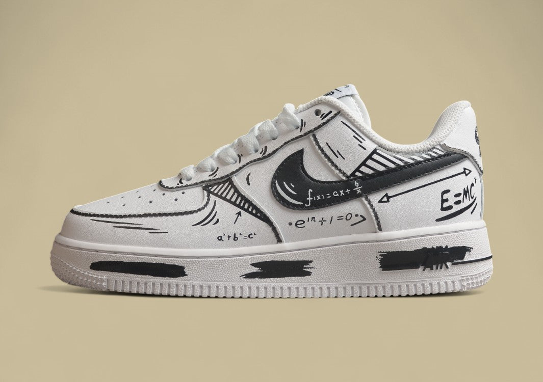 Nike Air Force 1 Low “Math Formulas” Sketch