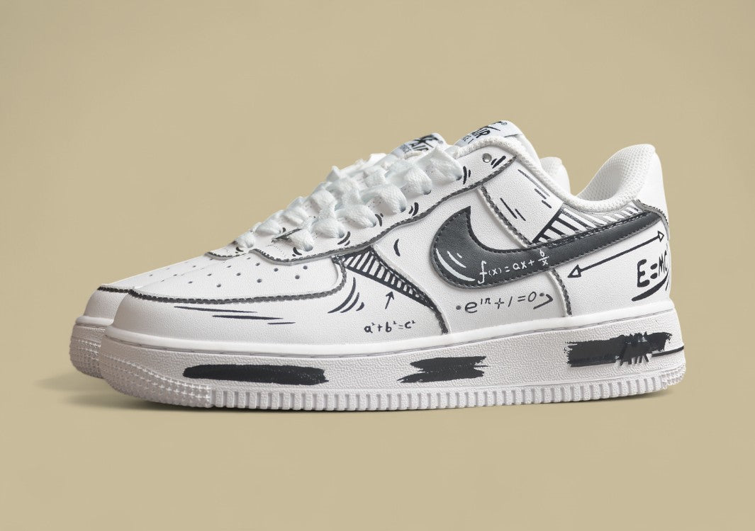 Nike Air Force 1 Low “Math Formulas” Sketch