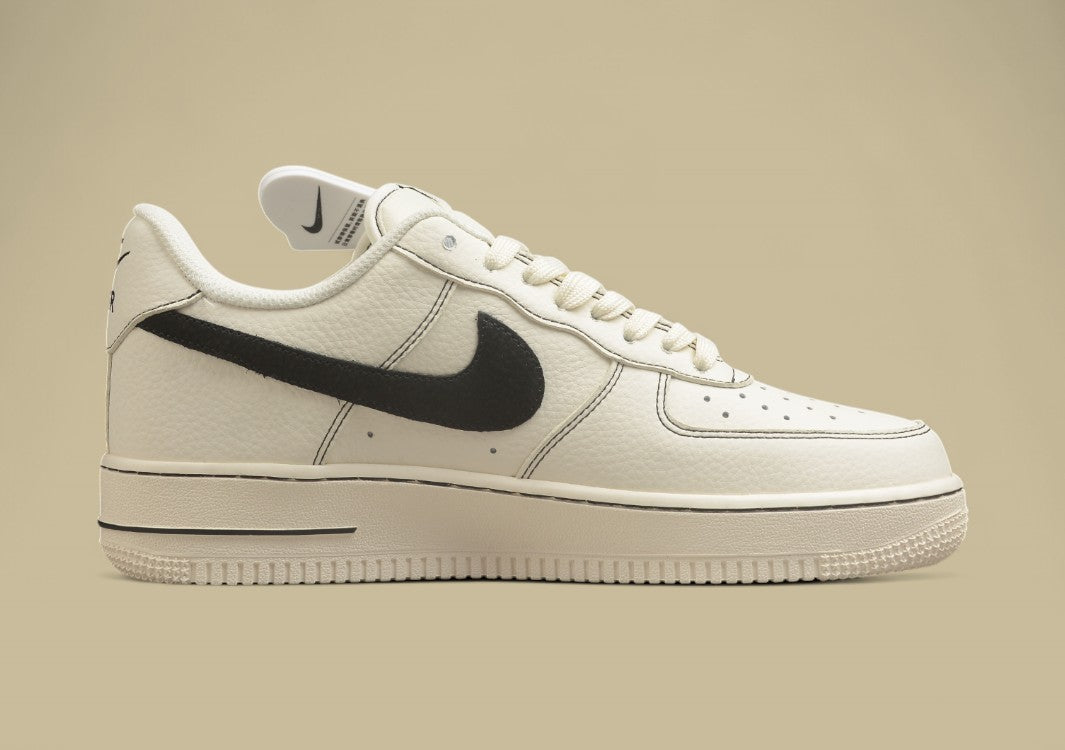 Nike Air Force 1 Low “Sail & Black” Minimal Tag
