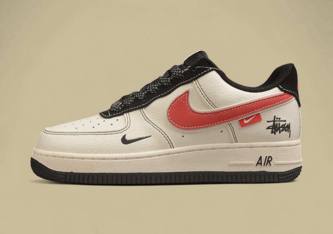Nike Air Force 1 "Stüssy Red Swoosh"