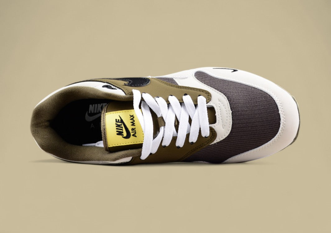 Nike Air Max 1 Sleek Retro Sneakers with Cushioning Tech