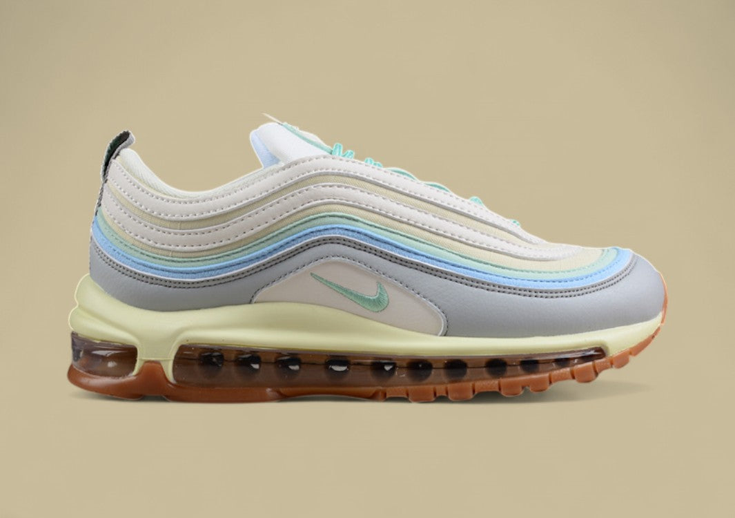 Nike Air Max 97 Retro Air Sports Shoes with Bullet Design