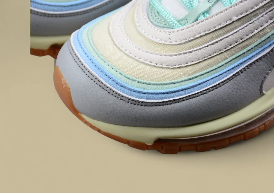 Nike Air Max 97 Retro Air Sports Shoes with Bullet Design