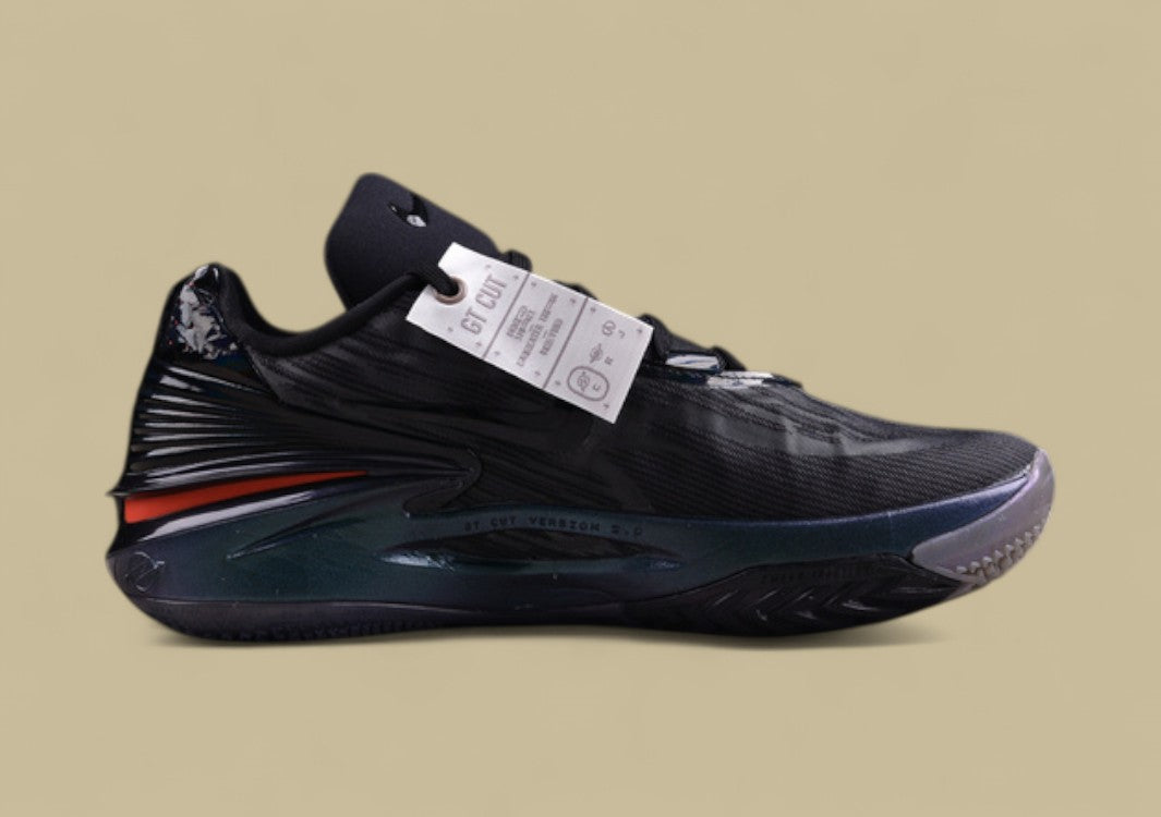 Nike Air Zoom G.T. Cut 2 Black with Multicolor Blends and Picante Red Highlights