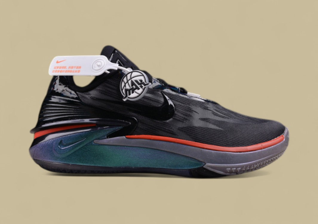 Nike Air Zoom G.T. Cut 2 Black with Multicolor Blends and Picante Red Highlights