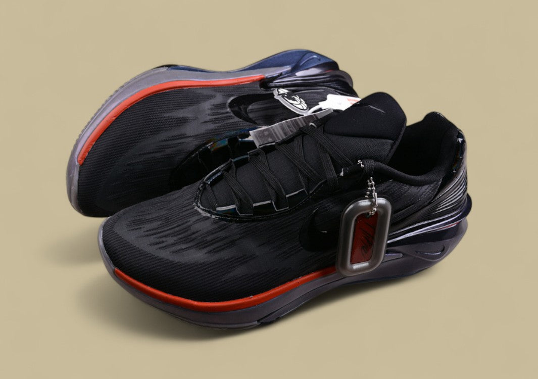 Nike Air Zoom G.T. Cut 2 Black with Multicolor Blends and Picante Red Highlights