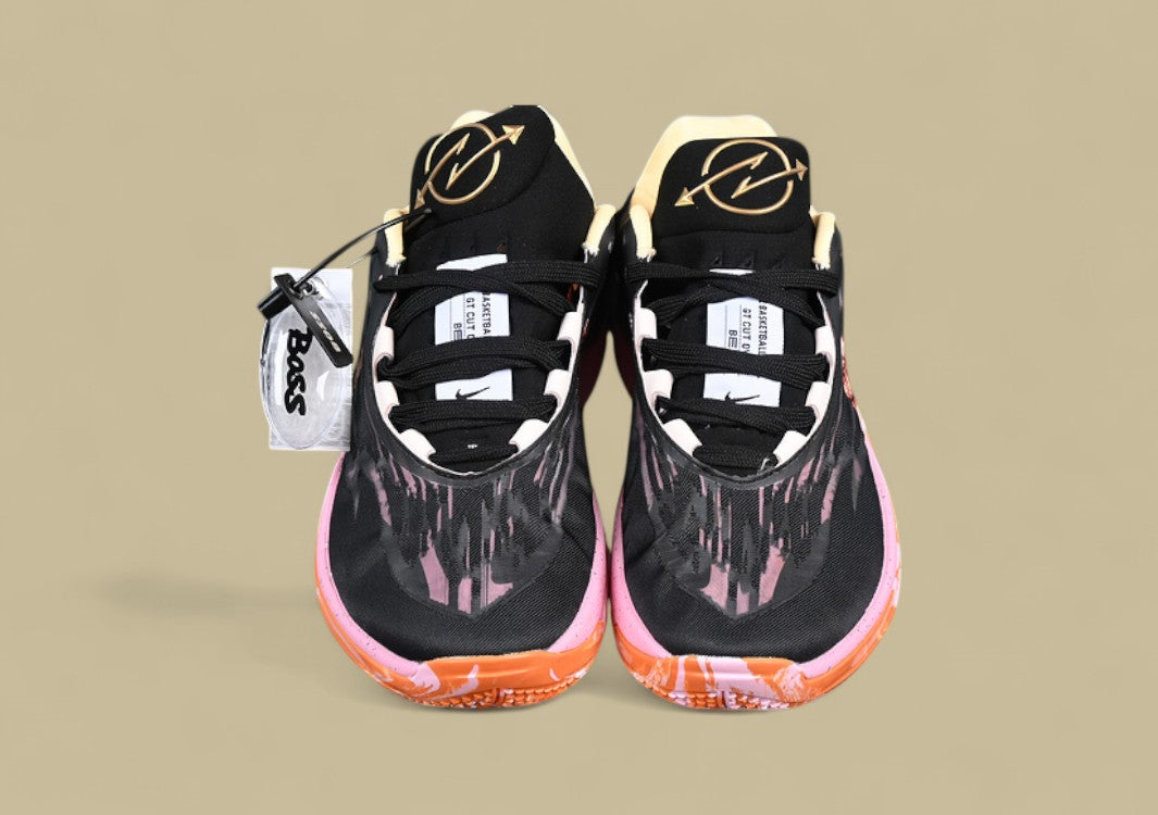 Nike Air Zoom G.T. Cut 2 EP Black with Striking Pink and Orange Accents