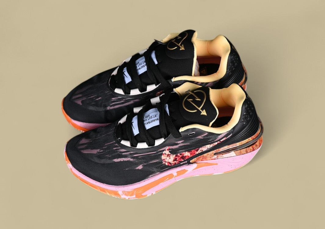 Nike Air Zoom G.T. Cut 2 EP Black with Striking Pink and Orange Accents