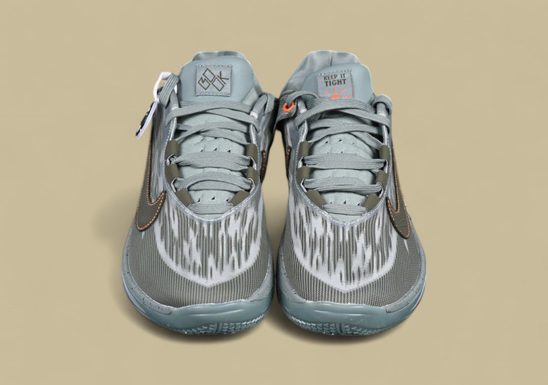 Nike Air Zoom G.T. Cut 2 EP Clean White with Green and Orange Accents