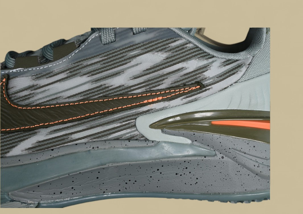 Nike Air Zoom G.T. Cut 2 EP Clean White with Green and Orange Accents