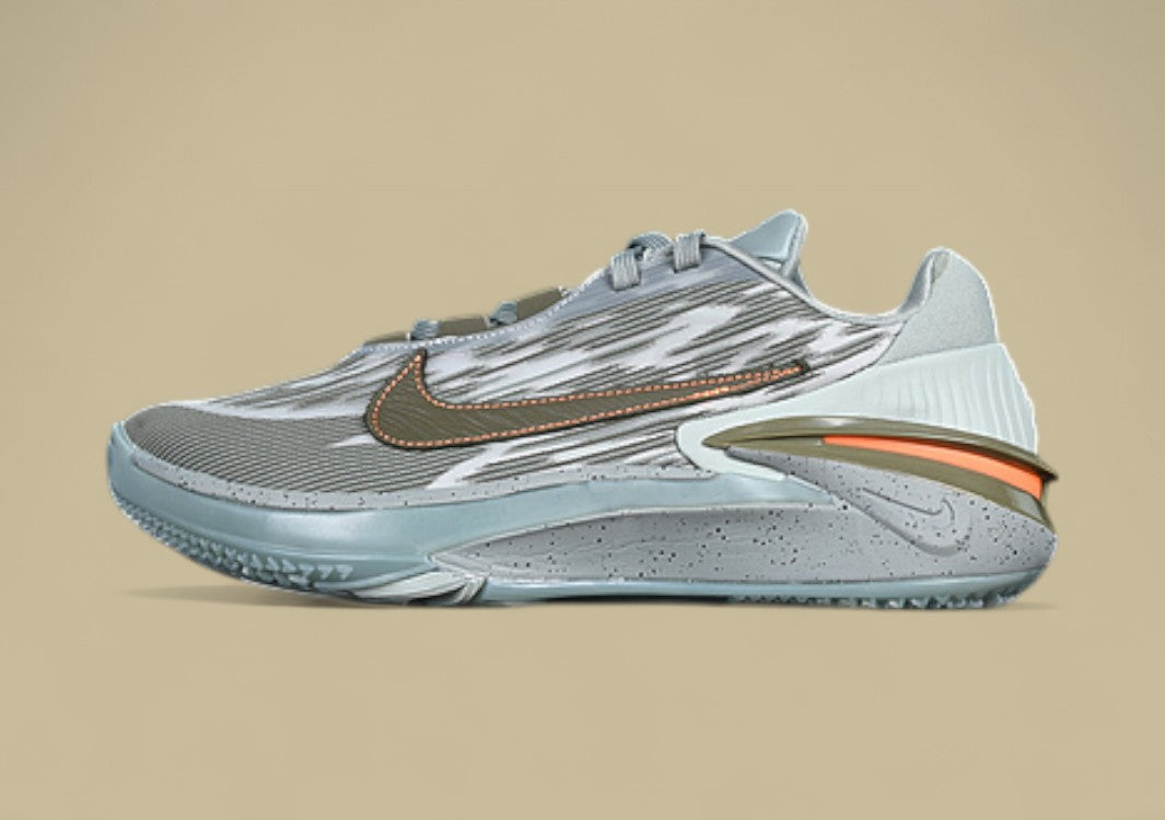 Nike Air Zoom G.T. Cut 2 EP Clean White with Green and Orange Accents