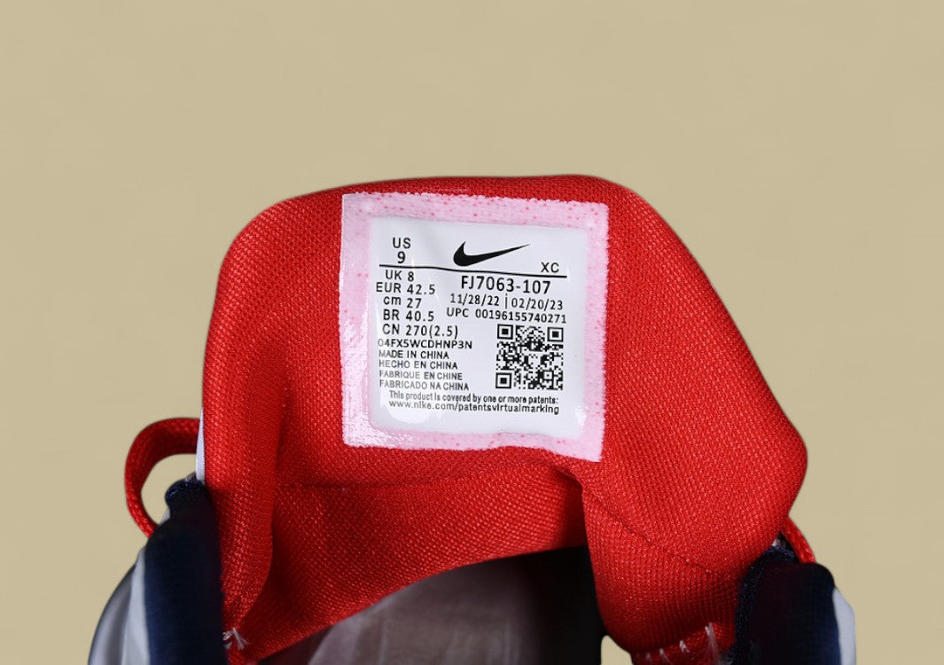 Nike Air Zoom G.T. Cut 2 EP Clean White with Red and Blue Accents