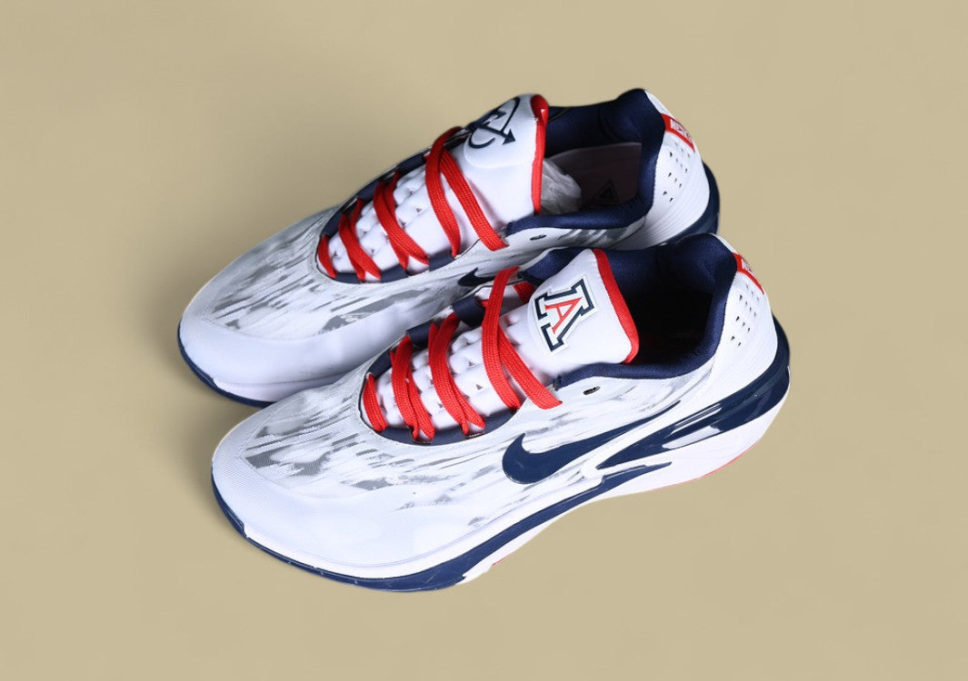 Nike Air Zoom G.T. Cut 2 EP Clean White with Red and Blue Accents
