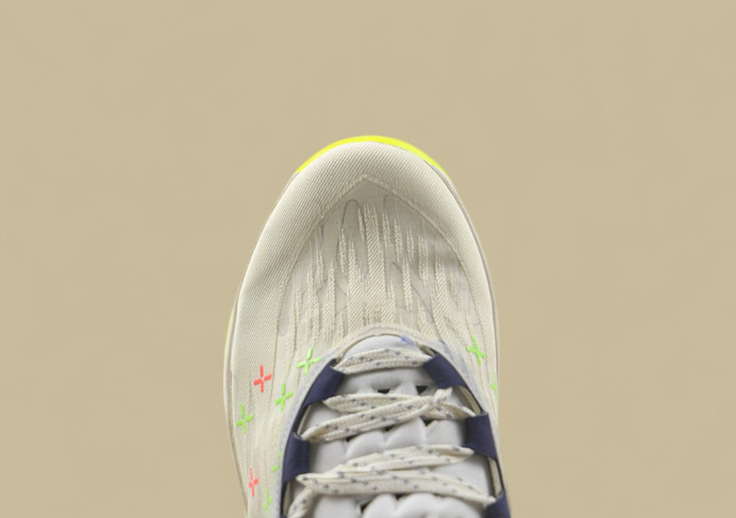 Nike Air Zoom G.T. Cut 2 EP Coconut Milk & Midnight Navy with Green Accents