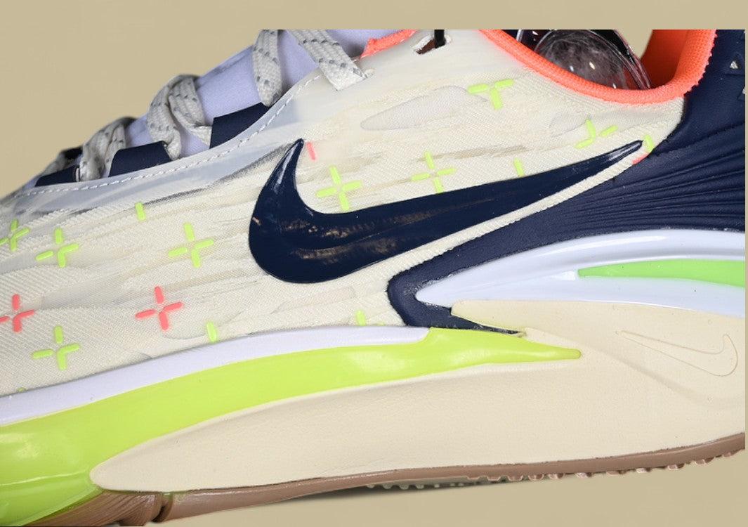 Nike Air Zoom G.T. Cut 2 EP Coconut Milk & Midnight Navy with White and Ghost Green Accents
