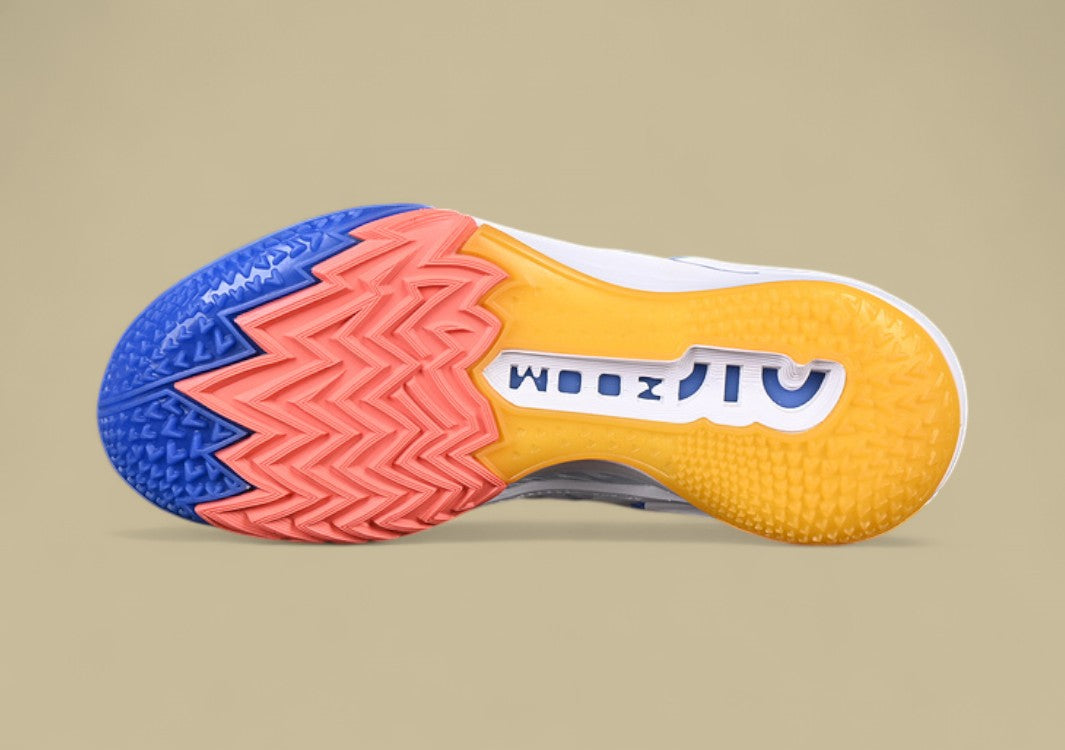 Nike Air Zoom G.T. Cut 2 EP Crisp White with Dynamic Blue and Orange Highlights