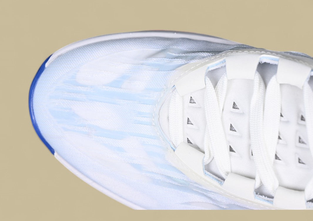 Nike Air Zoom G.T. Cut 2 EP Crisp White with Dynamic Blue and Orange Highlights