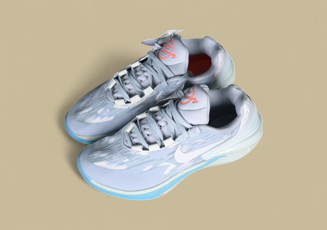 Nike Air Zoom G.T. Cut 2 EP White Base with Bold Blue and Orange Accents