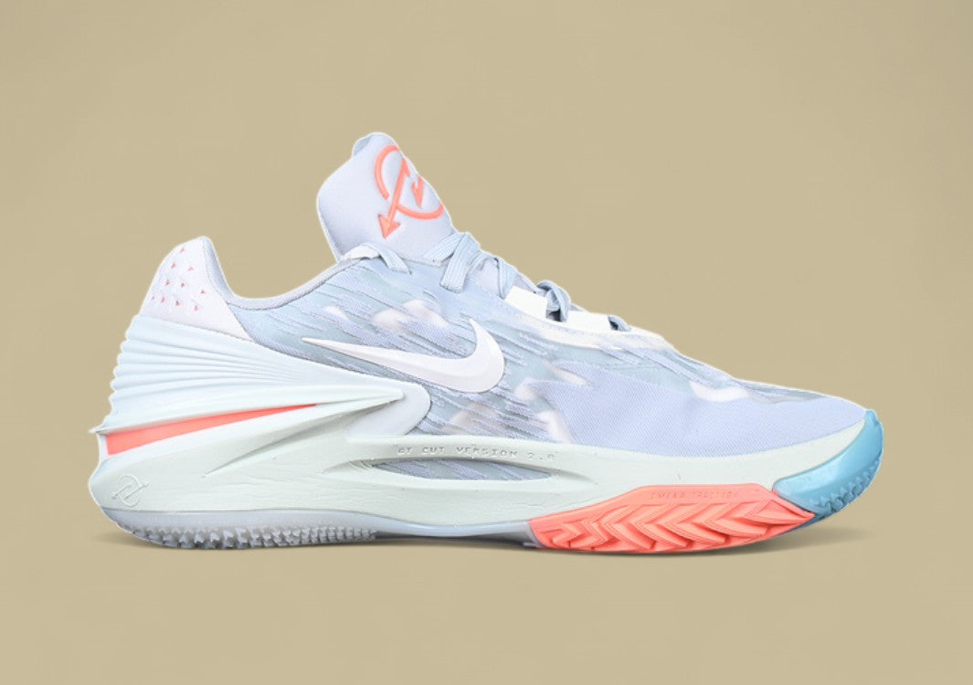 Nike Air Zoom G.T. Cut 2 EP White Base with Bold Blue and Orange Accents
