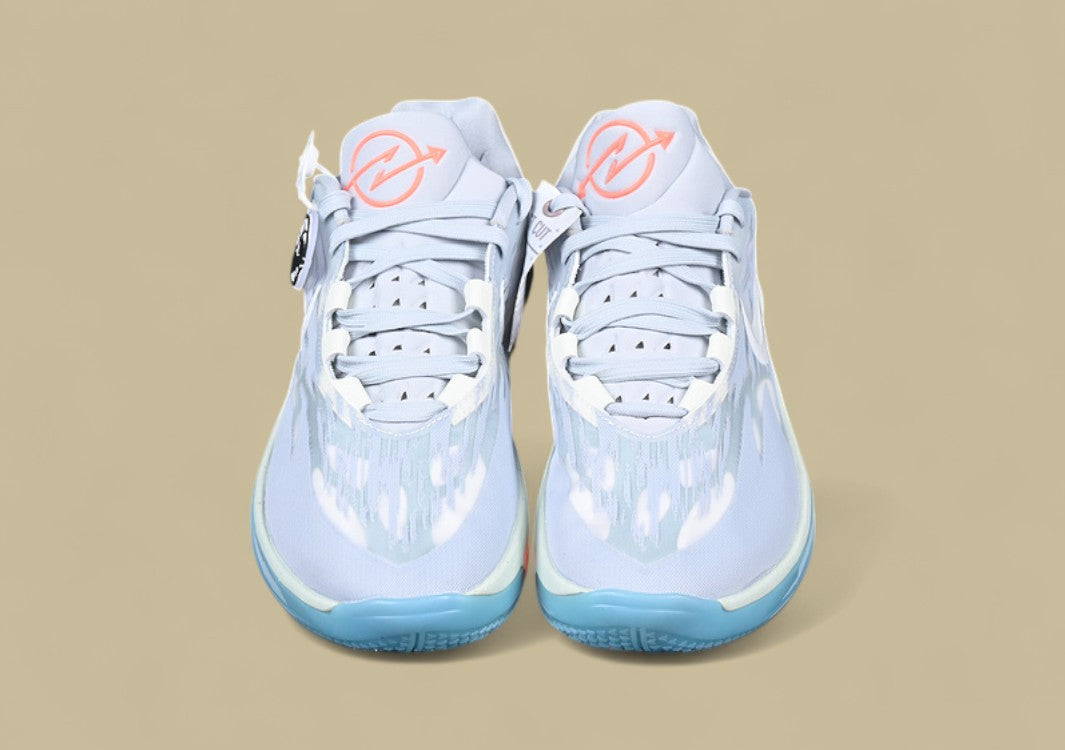 Nike Air Zoom G.T. Cut 2 EP White Base with Bold Blue and Orange Accents