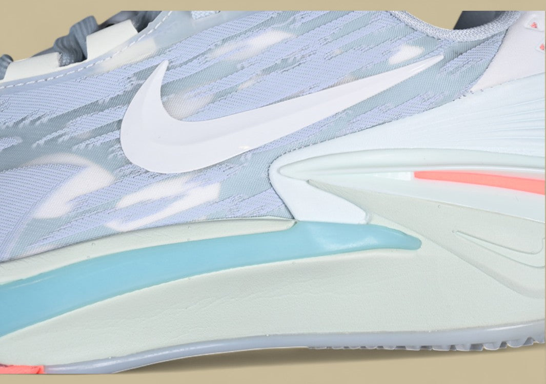 Nike Air Zoom G.T. Cut 2 EP White Base with Bold Blue and Orange Accents