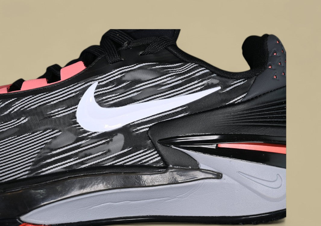 Nike Air Zoom G.T. Cut 2 EP White, Black & Grey with Striking Orange Accents