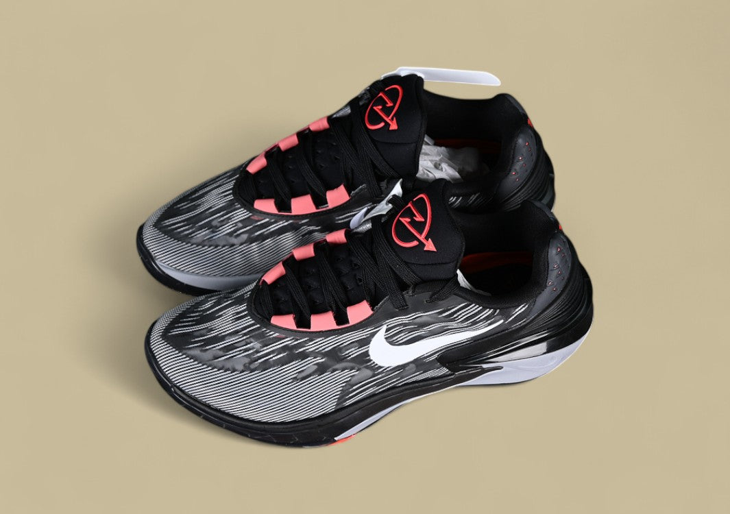 Nike Air Zoom G.T. Cut 2 EP White, Black & Grey with Striking Orange Accents