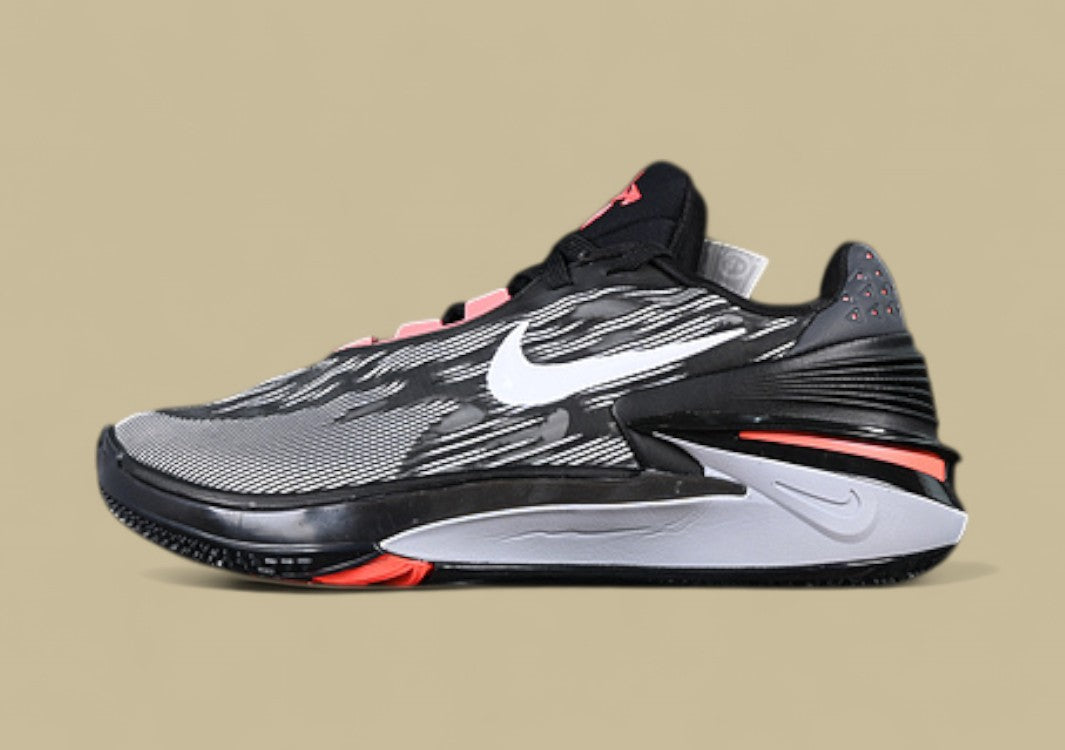 Nike Air Zoom G.T. Cut 2 EP White, Black & Grey with Striking Orange Accents