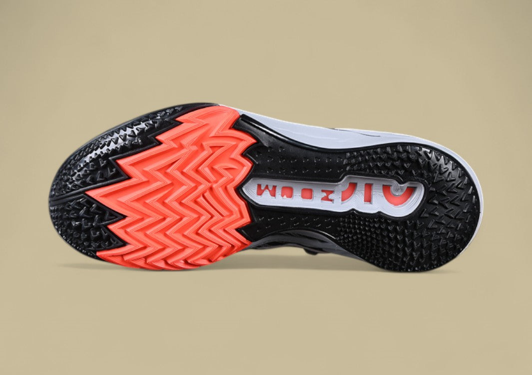 Nike Air Zoom G.T. Cut 2 EP White, Black & Grey with Striking Orange Accents