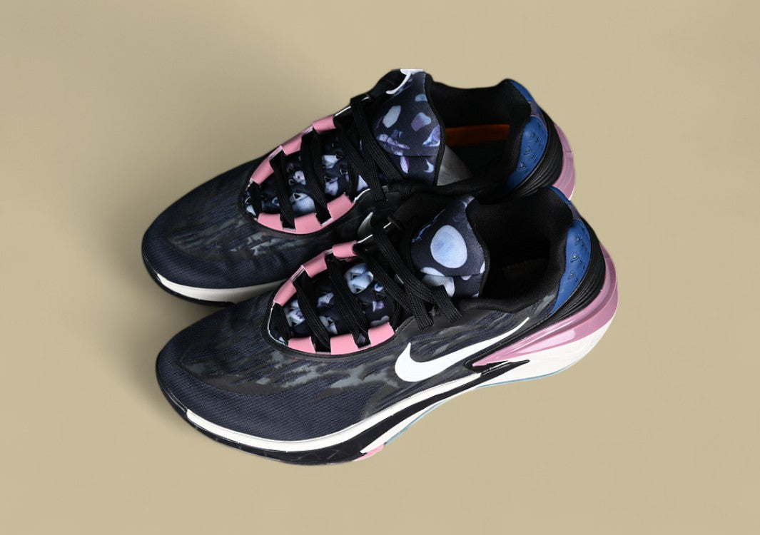 Nike Air Zoom G.T. Cut 2 EP White & Black with Blue and Pink Highlights