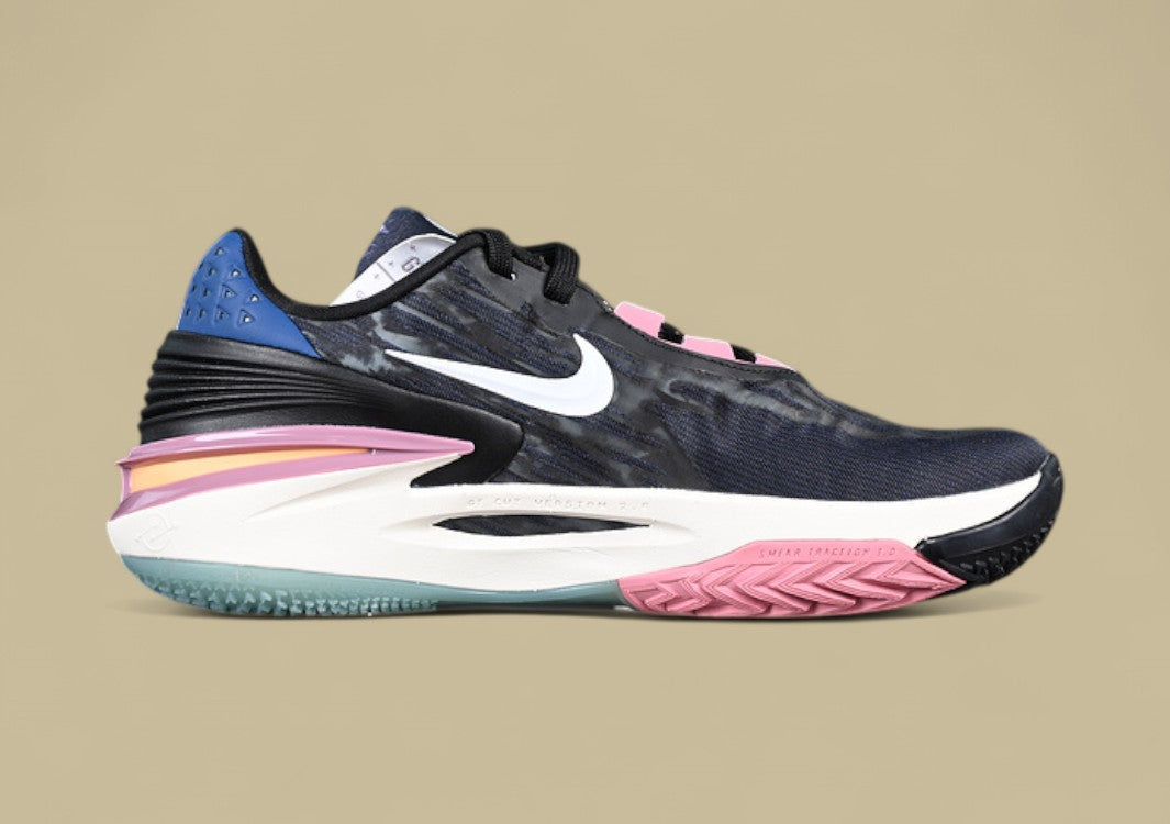 Nike Air Zoom G.T. Cut 2 EP White & Black with Blue and Pink Highlights