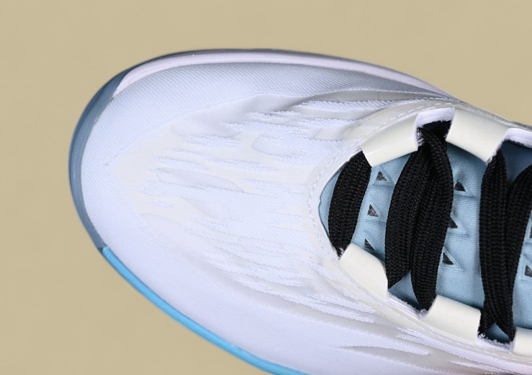 Nike Air Zoom G.T. Cut 2 EP White & Grey with Blue, Black, and Green Accents