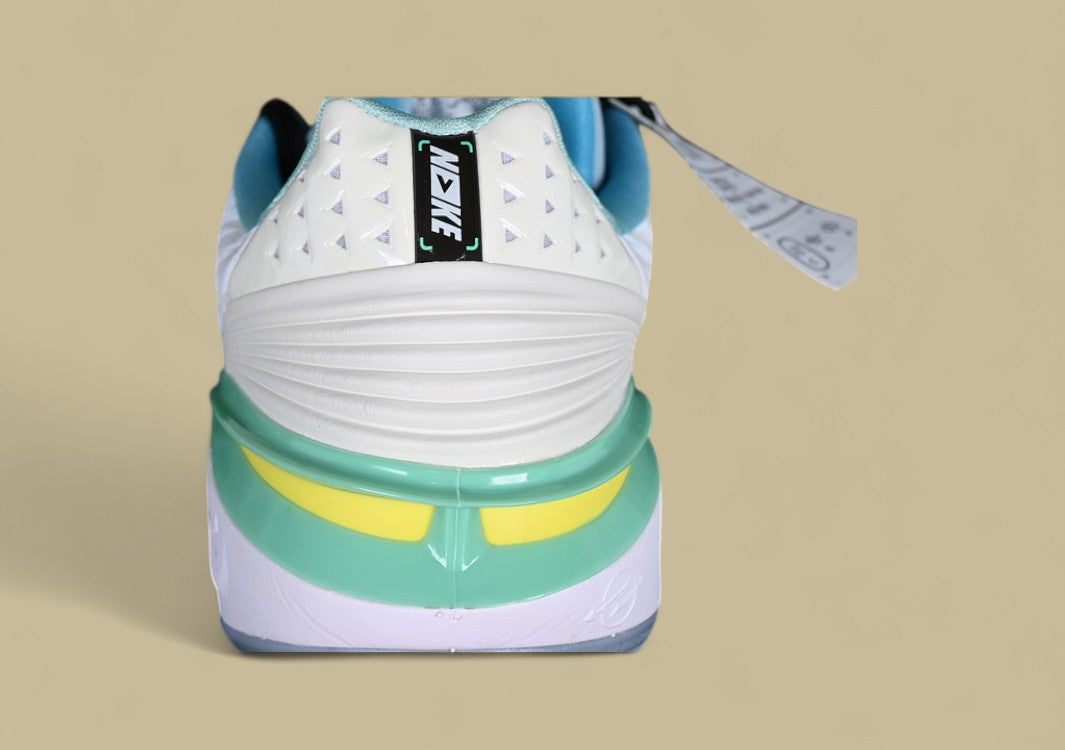 Nike Air Zoom G.T. Cut 2 EP White & Grey with Blue, Black, and Green Accents