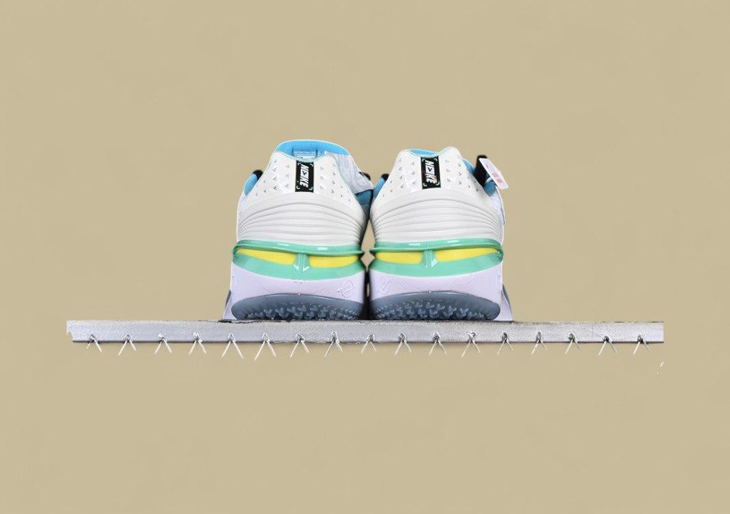 Nike Air Zoom G.T. Cut 2 EP White & Grey with Blue, Black, and Green Accents
