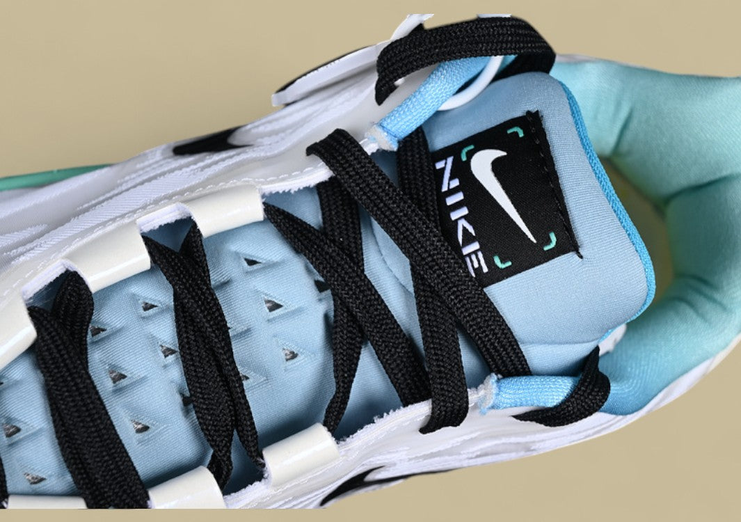 Nike Air Zoom G.T. Cut 2 EP White & Grey with Blue, Black, and Green Accents