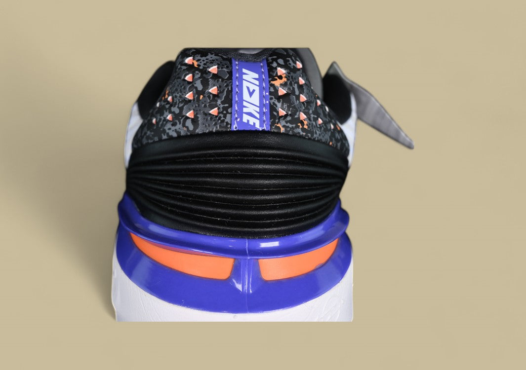 Nike Air Zoom G.T. Cut 2 EP White & Summit White with Total Orange, Pacific Blue, Green, and Black Accents