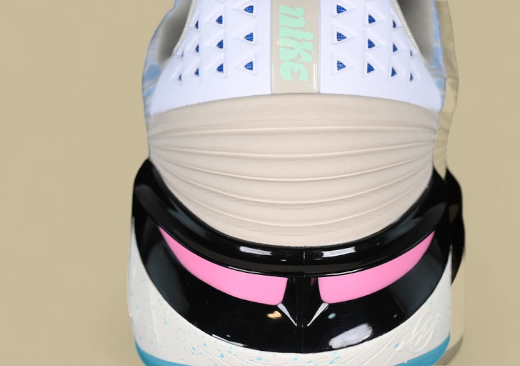 Nike Air Zoom G.T. Cut 2 EP White with Blue, Black, and Pink Accents