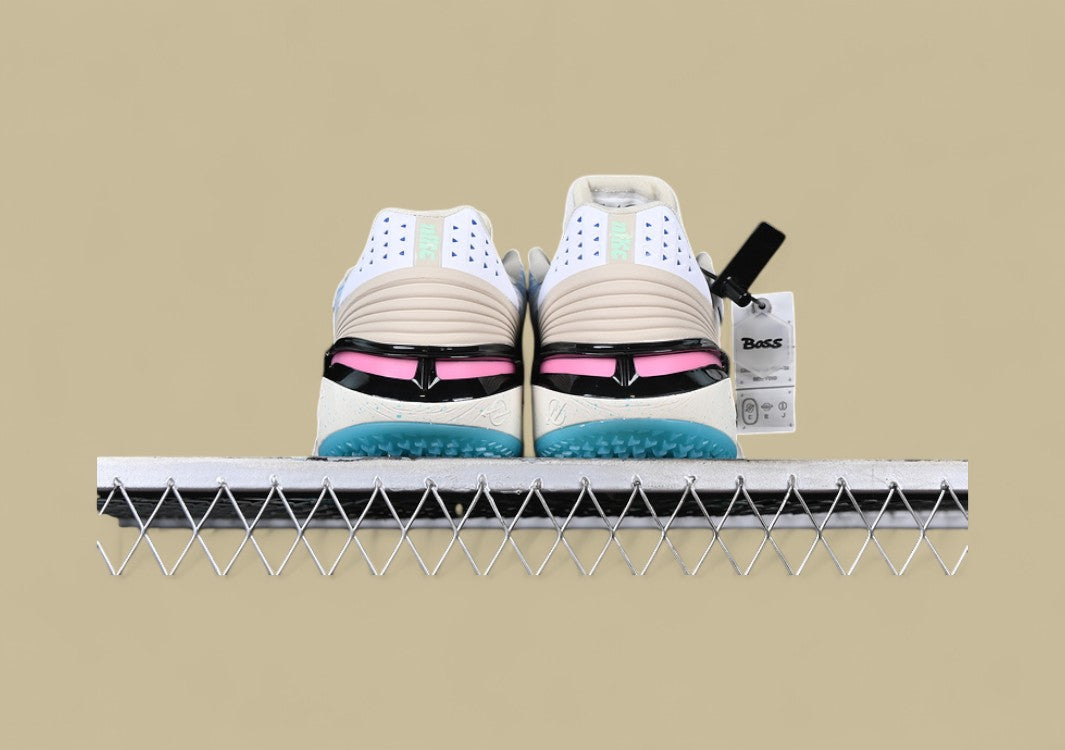 Nike Air Zoom G.T. Cut 2 EP White with Blue, Black, and Pink Accents