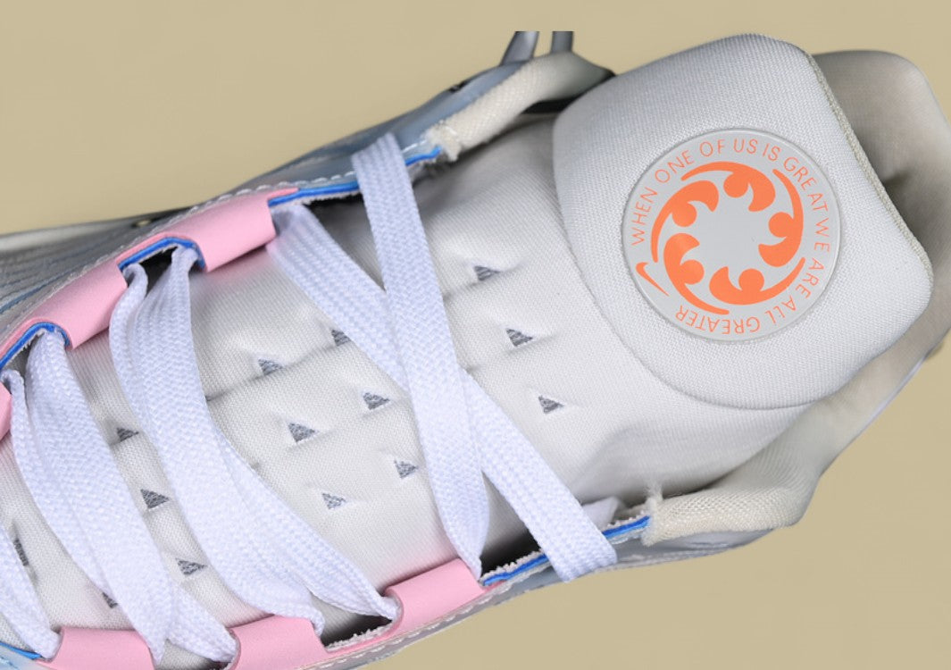 Nike Air Zoom G.T. Cut 2 EP White with Blue, Black, and Pink Accents