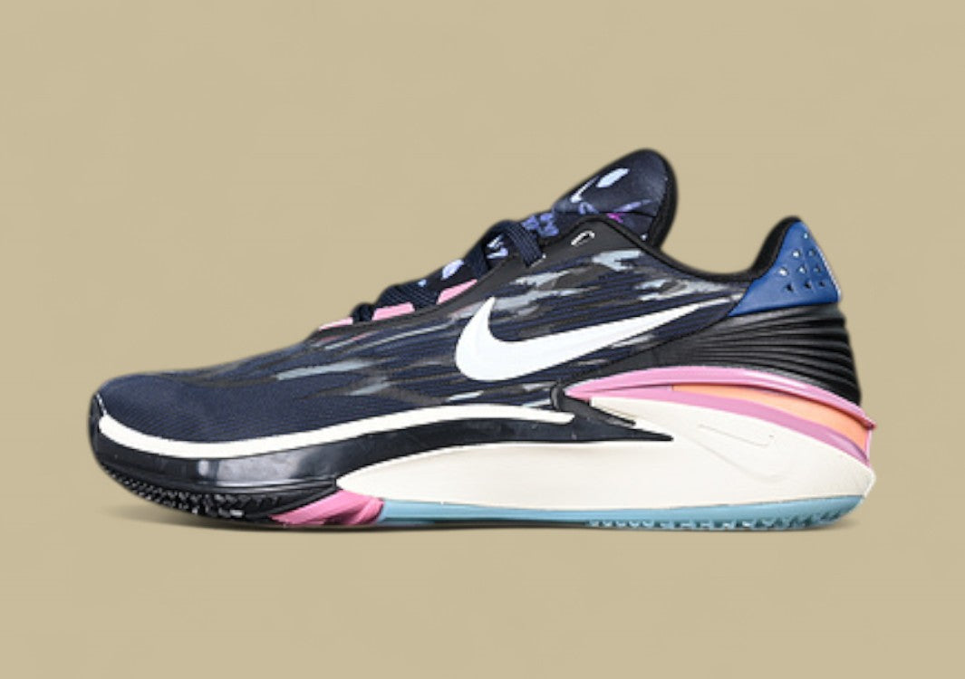 Nike Air Zoom G.T. Cut 2 EP White with Blue, Black, and Pink Highlights