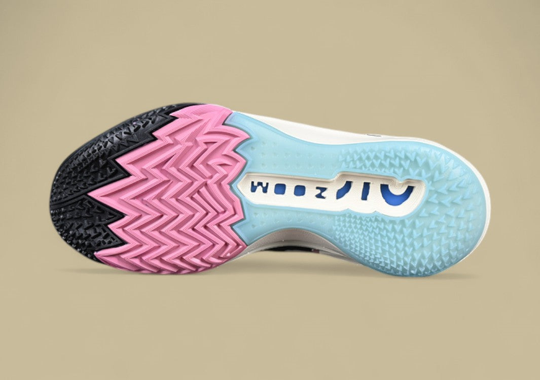Nike Air Zoom G.T. Cut 2 EP White with Blue, Black, and Pink Highlights