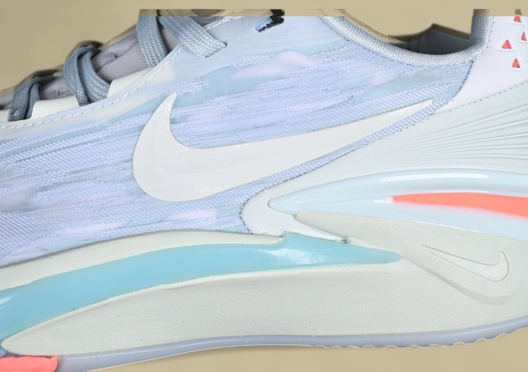 Nike Air Zoom G.T. Cut 2 EP White with Blue and Orange Accents