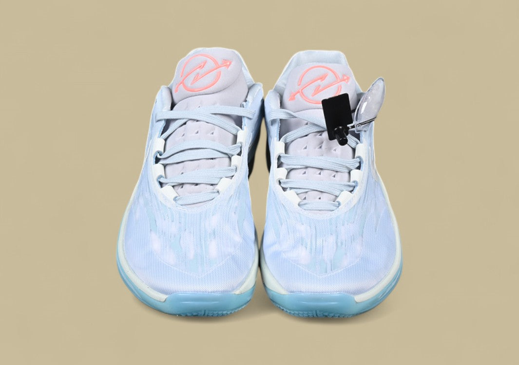 Nike Air Zoom G.T. Cut 2 EP White with Blue and Orange Accents