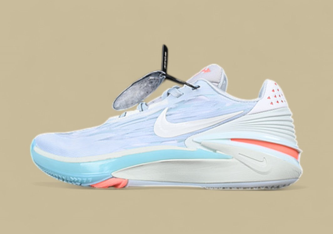 Nike Air Zoom G.T. Cut 2 EP White with Blue and Orange Accents