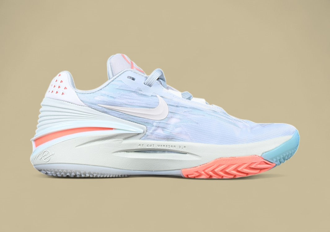 Nike Air Zoom G.T. Cut 2 EP White with Blue and Orange Accents