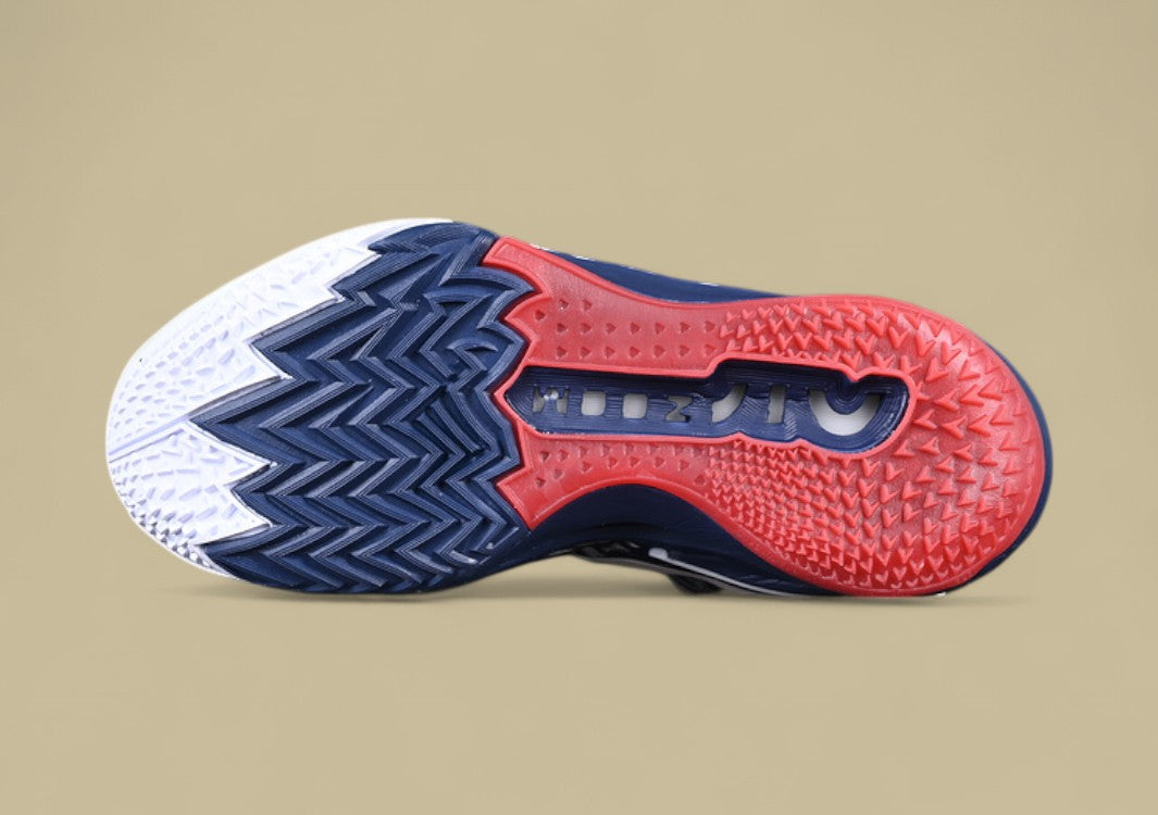 Nike Air Zoom G.T. Cut 2 EP White with Bold Blue and Red Accents